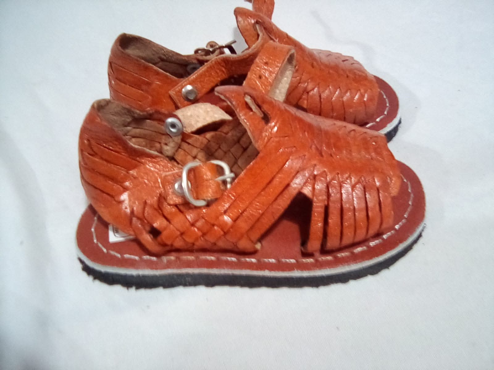 Huaraches de piel para  niño