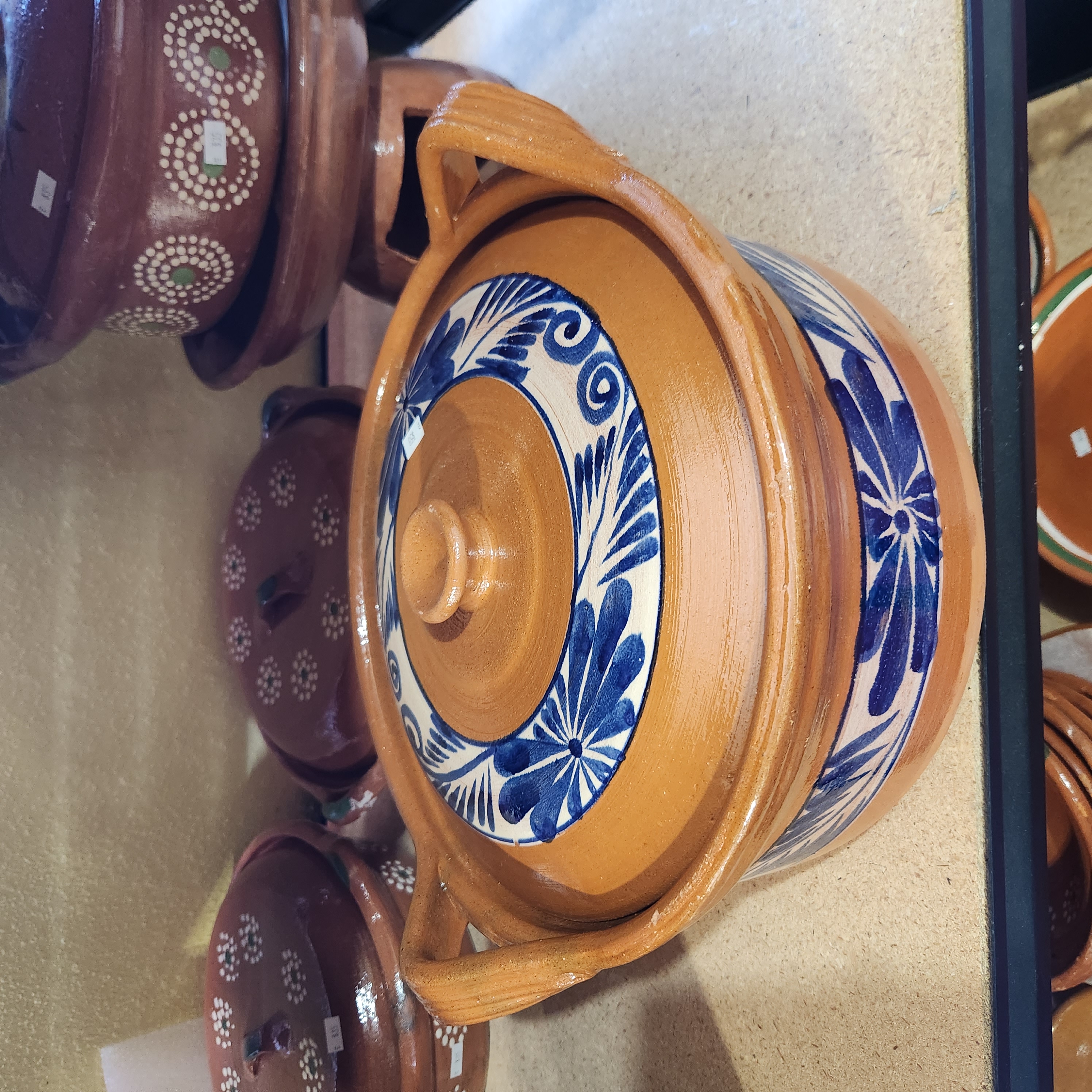 Cazuela grande de barro